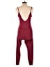 JoyLab Solid Burgundy Jumpsuit Size XL - photo 2