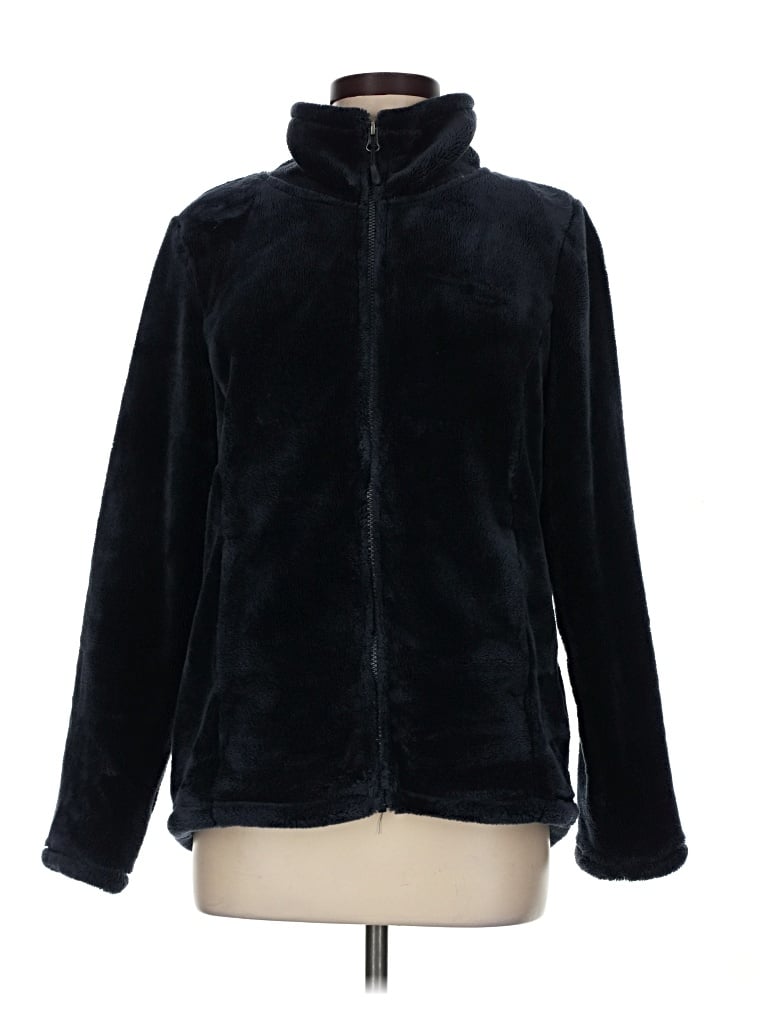 Pre-owned 32 Degrees Fleece Jacket In Black
