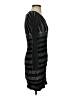 Max Studio Stripes Black Cocktail Dress Size XS - photo 4