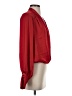 Express 100% Polyester Red Long Sleeve Blouse Size S - photo 4