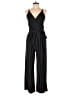 Kaileigh Stripes Black Jumpsuit Size L - photo 1
