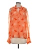 Ramy Brook 100% Polyester Orange Long Sleeve Blouse Size XS - photo 1
