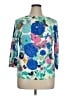 Talbots Floral Blue Cardigan Size XL - photo 1