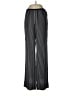 Theory 100% Silk Stripes Black Casual Pants Size 6 - photo 1