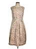 Talbots Tweed Tan Cocktail Dress Size 6 - photo 1