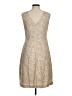 Talbots Tweed Tan Cocktail Dress Size 6 - photo 2