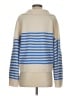 Maje 100% Cashmere Stripes Blue Cashmere Pullover Sweater Size Sm (1) - photo 2