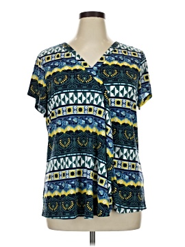 Lane Bryant Short Sleeve Blouse