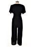 QEARAL Solid Black Jumpsuit Size L - photo 2