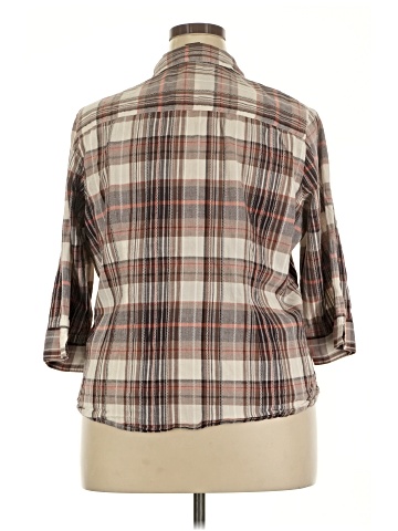 Preswick & Moore 3/4 Sleeve Button-Down Shirt (view 2)