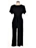 QEARAL Solid Black Jumpsuit Size L - photo 1