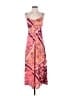 Assorted Brands 100% Polyester Paisley Pink Casual Dress Size 8 - photo 1