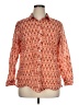 Talbots Paisley Orange Long Sleeve Blouse Size 16 - photo 1