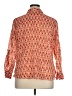Talbots Paisley Orange Long Sleeve Blouse Size 16 - photo 2