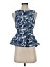 Zara Blue Sleeveless Blouse Size XS - photo 1
