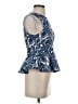 Zara Blue Sleeveless Blouse Size XS - photo 4