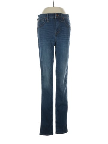 Madewell Tall 10" High-Rise Skinny Jeans in Danny Wash: TENCEL&trade; Denim Edition (view 1)