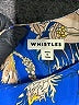 Whistles 100% Polyester Blue Short Sleeve Blouse Size S - photo 7