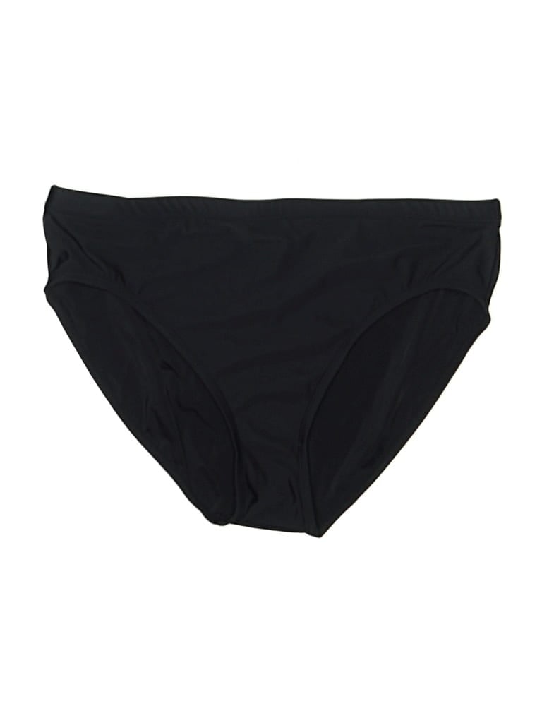Pre-owned Aqua Green Swimsuit Bottoms In Black