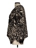 Seventh Avenue 100% Polyester Brown Black Kimono Size L - photo 5