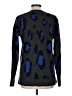 Athleta Animal Print Blue Wool Pullover Sweater Size M - photo 2