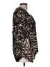 Seventh Avenue 100% Polyester Brown Black Kimono Size L - photo 4