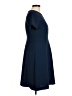 Ann Taylor Solid Blue Casual Dress Size 6 (petite) - photo 4