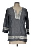 Boden Gray 3/4 Sleeve Blouse Size 10 - photo 1