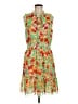 CAbi 100% Polyester Tropical Orange Cocktail Dress Size M - photo 1