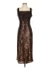 DKNY Metallic Brown Cocktail Dress Size 4 (petite) - photo 1
