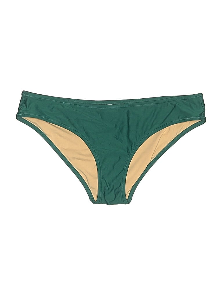 Pre-owned Jcrew Swimsuit Bottoms In Green