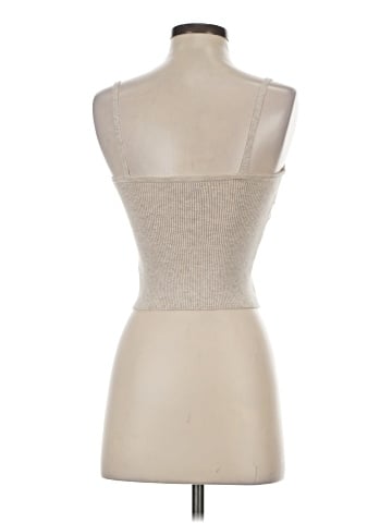 Madewell Corset-Detail Crop Sweater Tank (view 2)