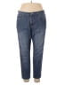Assorted Brands Solid Blue Jeans Size 18 - photo 1
