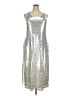 Lane Bryant Metallic Silver Cocktail Dress Size 18 - 20 Plus - photo 1