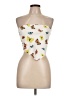 Amanda Uprichard 100% Polyester Ivory Bodysuit Size L - photo 1