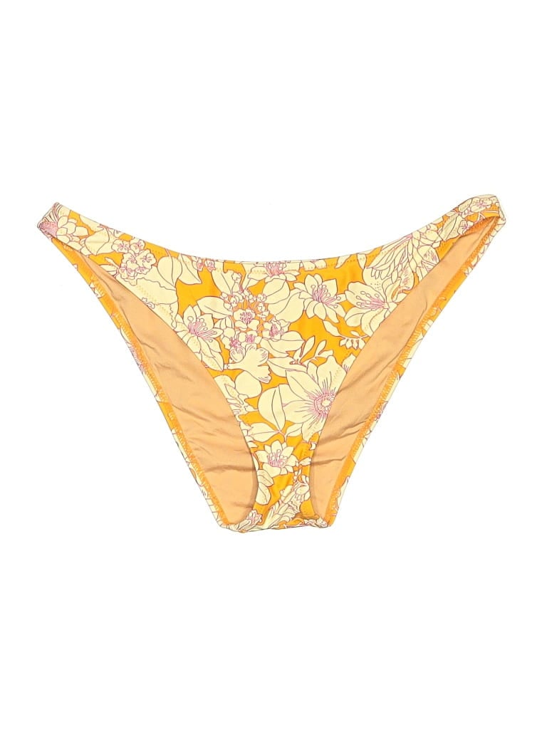 Pre-owned Jcrew Swimsuit Bottoms In Yellow