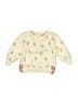 Cupcakes & Cashmere Hearts Ivory Pullover Sweater Size 3-6 mo - photo 1