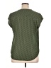 Fun2Fun 100% Polyester Green Short Sleeve Blouse Size XL - photo 2