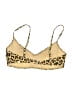 Summersalt Animal Print Gold Swimsuit Top Size 4 - photo 2