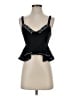 FP One 100% Cotton Black Sleeveless Top Size XS - photo 1
