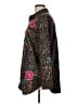 Johnny Was 100% Cotton Brown Coat Size L - photo 5