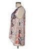 Aqua 100% Polyester Pink Sleeveless Blouse Size L - photo 5