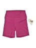 Yogalicious Solid Pink Athletic Shorts Size L - photo 1