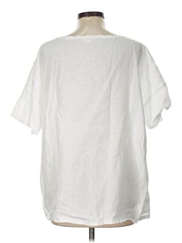 Eileen Fisher Short Sleeve Blouse (view 2)