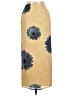 MONTE 100% Polyester Print Yellow Casual Skirt Size 8 - photo 2