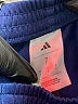 Adidas 100% Polyester Blue Track Pants Size 7 - photo 3