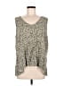 Ninety 100% Rayon Ivory Sleeveless Blouse One size (estimated) - photo 1