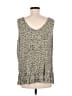 Ninety 100% Rayon Ivory Sleeveless Blouse One size (estimated) - photo 2