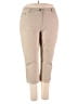 Ruby Rd. 100% Cotton Solid Tan Khakis Size 16 (estimated) - photo 1