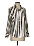 Unbranded Stripes Ivory Long Sleeve Blouse Size S - photo 1